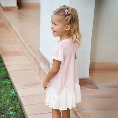 Summer Girl's Dress Elegant Gentle Sweet Cute Children's Princess Dress Fashion Casual Cool Party Outdoor DB2251953