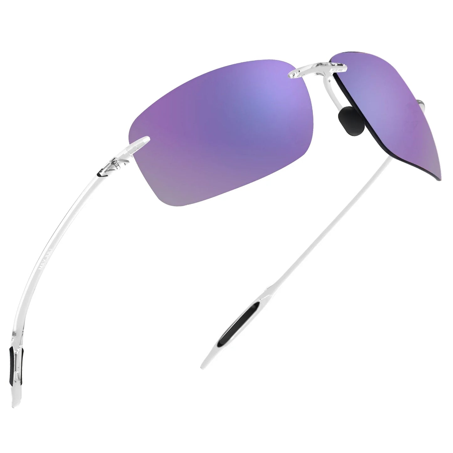Sports Sunglasses for Men Women Tr90 Rimless Frame for Running Fishing Golf Driving MJ8009