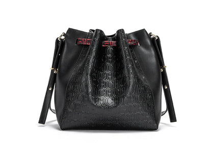 Women's Bag New Fashion Large Capacity Shopping Travel Commuting Female Bag Fashion Classic Luxury Brand Ladies PU Bucket Bags