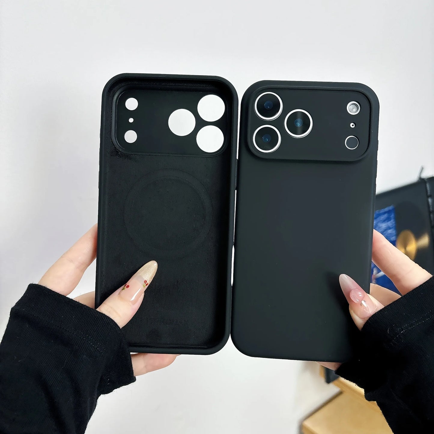 Magnetic Original Liquid Silicone Phone Case For iPhone 17 16 15 14 13 Pro Max 17Pro Air For Magsafe Wireless Cases Soft Cover