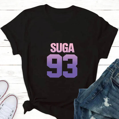 Tops for Women (taehyung) Jungkook Fan T Shirt Women Suga Kpop Harajuku Tshirt Woman Tshirts Aesthetic Clothes