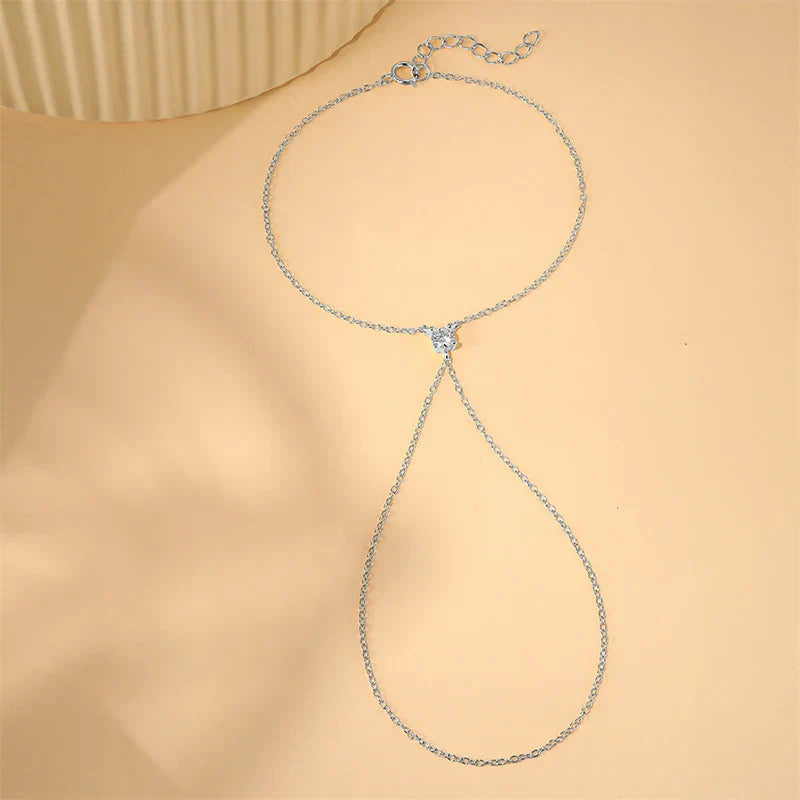 4mm Moissanite Ring Bracelet for Women Elegant S925 Sterling Silver Adjustable Chain Lab Diamond Jewelry Birthday Gifts