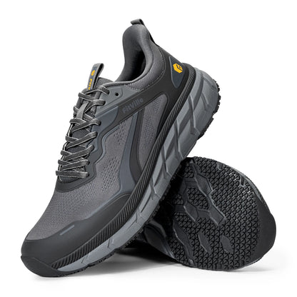 Men's Wide Toe Box Shoes Cushioned Well Sneakers Non Slip Lightweight Breathable Running Shoes for Swollen Feet