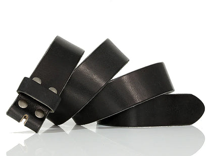 3.8cm width Designers Luxury Brand Belts for Mens High Quality Pin Buckle Male Strap Genuine Leather Waistband,No Buckle