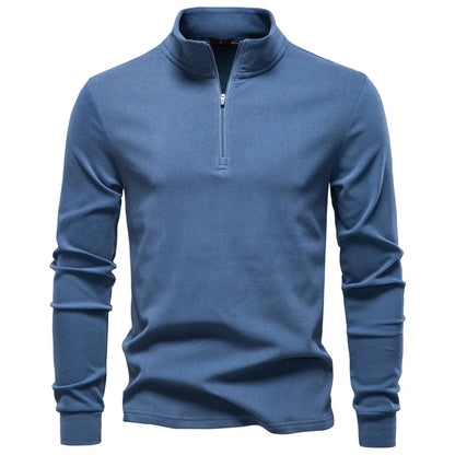 Men Solid Color Soft Shell Zipper Jacket Long Sleeve Pullover Breathable Warm Casual Streetwear
