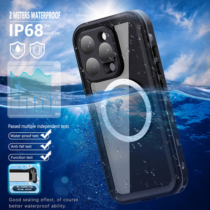 Professional Waterproof Phone Case 360° Shockproof and Dustproof IP68 (Compatible with iPhone 17 Pro/16/15/14/13)