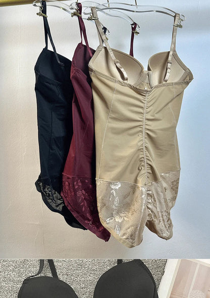 Women Corset Shapewear Bodysuit Tummy Control Tight Slimming body Shaper Bodysuit with Bras