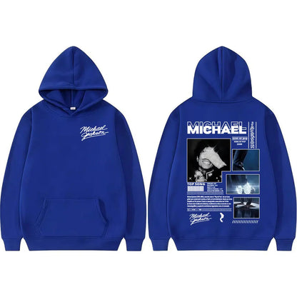 Michael Jackson King of Pop World Tour Hoodies Men Women Fashion Classic Oversized Hoodie High Quality Casual Fleece Sweatshirts