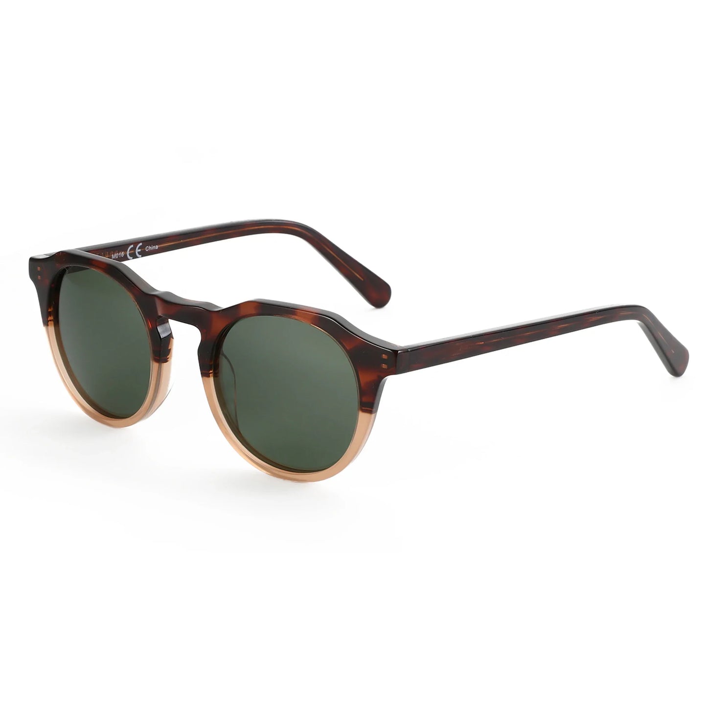 Fashion Acetate Polarized Sunglasses Round Vintage  Shade UV400 New Men/Women Retro Sun Glasses 600001S