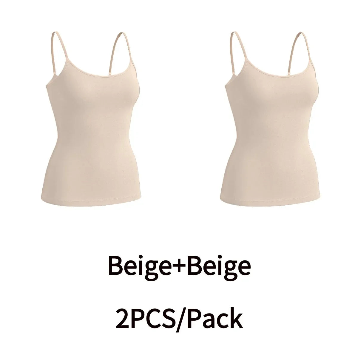 High Quality Women Seamless Cami Single Layer Adjustable Straps Scoop Neck Comfort Body Control Shaping Tank Top