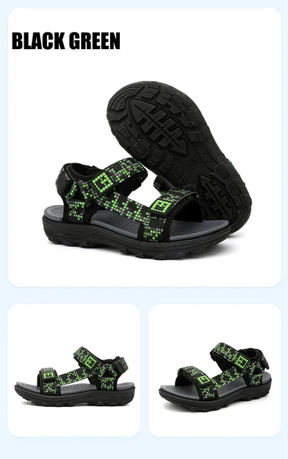 Kids Outdoor Non-Slip Sandals Boys Summer Fashion Beach Shoes Children Breathable Casual Walking Sandials