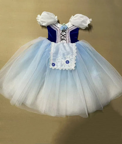 Adults Women Girls Long Ballerina Dress Kids Child Giselle Performance Swan Dance Costume Red Romantic Tutu Ballet Skirt Clothes