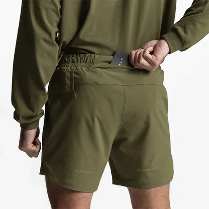 Men's Quick-Drying Shorts Summer Gym Workout Running Basketball Sports Breathable Slim Fit Casual Training Streetwear Fashion‌