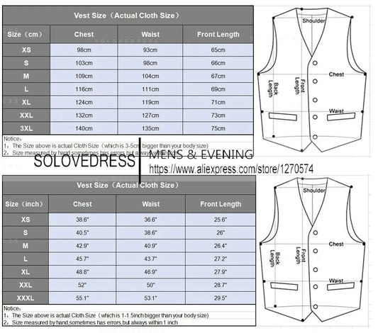 New V Neck Pinstripe Men's Vest Slime Fit Single Breasted Business Casual Men's Waistcoat For  Groomemsen Wedding