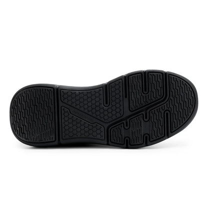 Men'S Loafers Slip-On Casual Shoes Leather Shoe Wide Width Lightweight For Swollen Feet With Arch Support Pain Relief