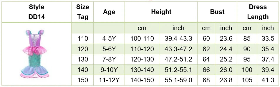 Children Princess Clothing Kids Elsa Anna Cinderella Rapunzel Party Cosplay Dresses Little Girls Christmas Halloween Dress Up