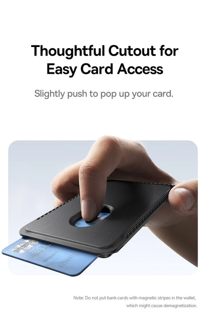 Magnetic Wallet Card Holder for iPhone 17 MagSafe PU Leather Phone Case with 360° Rotating Stand Bank ID Card Cover Case
