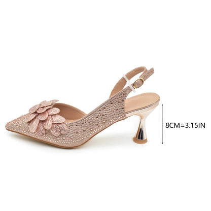 New Fashion Shoe and Bag Set for Party in Women Italian Luxury Bag and Shoes Set From Italy Full Diamonds Bride Shoes Designer