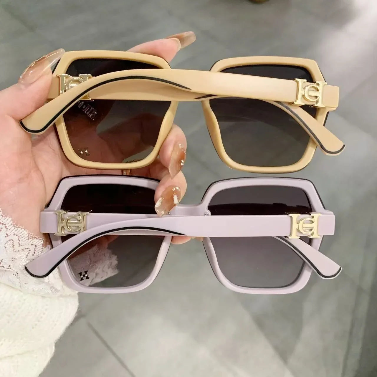 Polygon High Quality Sun Glasses Women New 2025 Fashion UV400 Anti UV400 Driving Vintage Girls Sunglasses Lentes De Sol Mujer