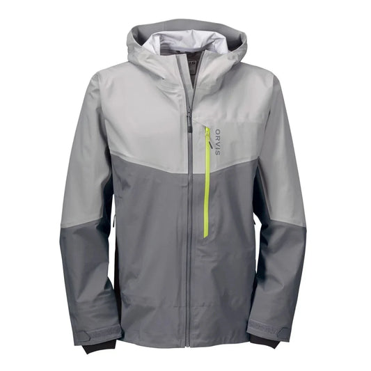 Men's Ultralight 3L Wading Jacket Waterproof Breathable for Hunting Camping Fishing - Lightweight Outdoor Rain Outwear Jacket