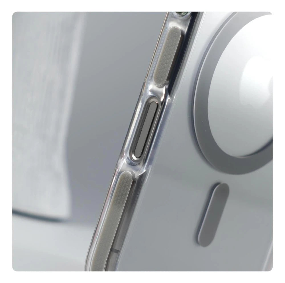 Luxury Lens Holder Shockproof Magnetic Case For iPhone 16 15 14 Plus 13 12 17 Pro Max 17Air 16e Magsafe Fashion Clear Cover