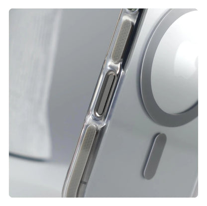 Luxury Lens Holder Shockproof Magnetic Case For iPhone 16 15 14 Plus 13 12 17 Pro Max 17Air 16e Magsafe Fashion Clear Cover