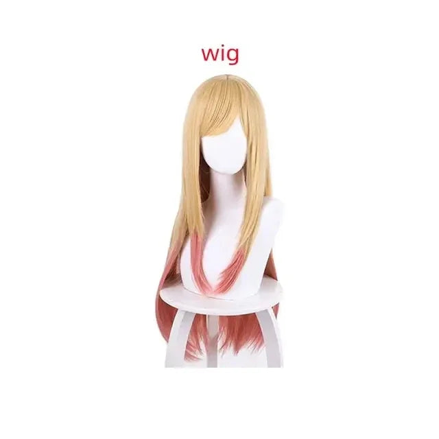 Anime My Dress Up Darling Kitagawa Marin Cosplay Costume Kitagawa Marin Cosplay Dresses School Uniform Wig Suit Girls Women