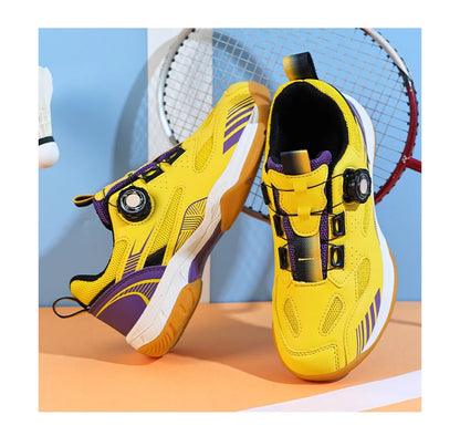 Table Tennis Shoes for Men and Women, Fashionable Badminton Shoes for Women, with Rotating Buckle, Breathable and Non-Slip, Badminton Shoes, Casual Sports Shoes, Breathable Mesh Running Shoes, 2026 Trendy New Models, Sizes 36