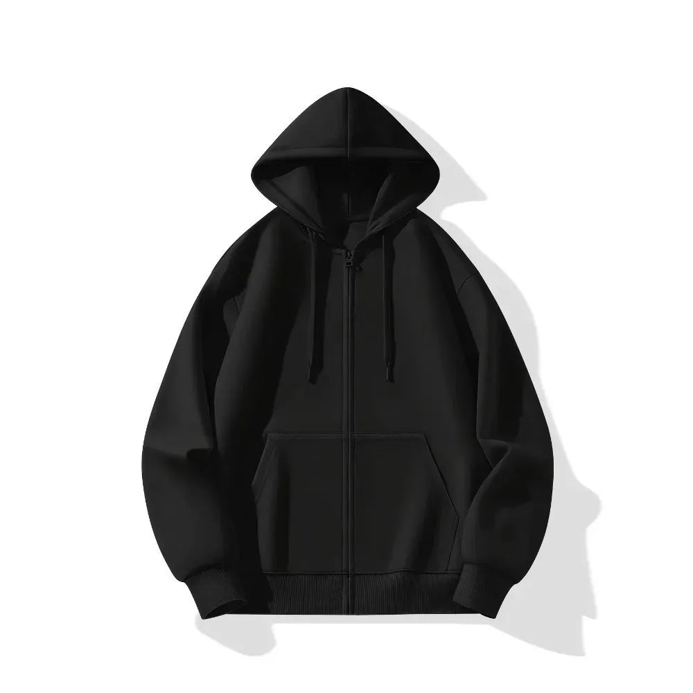 New Oversized One Piece Luffy Anime Zipper Hooded Sweatshirt Men Women Streetwear Casual Pullover Jacket Long Sleeve Autumn