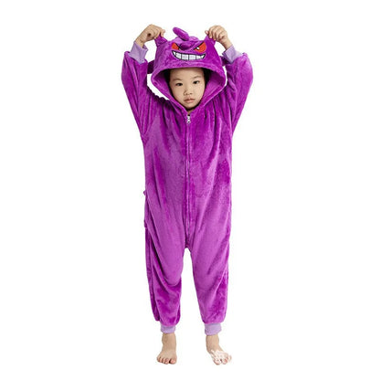 Cartoon Kigurumi For Kids Animal Onesies Children Pyjamas Halloween Cosplay Costumes