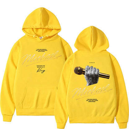 Michael Jackson King of Pop 2026 Movie Hoodies Men Women Fashion Retro High Street Sweatshirts Casual Cozy Long Sleeve Pullovers
