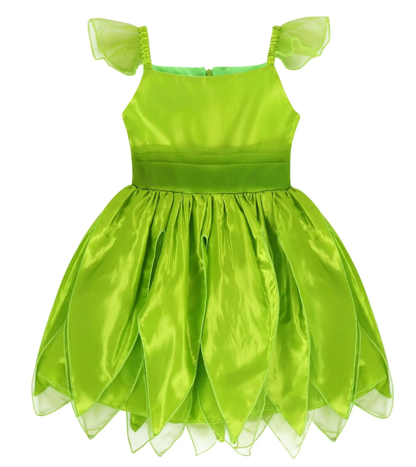 Girls Fairy Dress Up Kids Princess Green Flower Fairy Dress With Wings Princess Costume Party Tinkerbell Tinker Bell Dresses