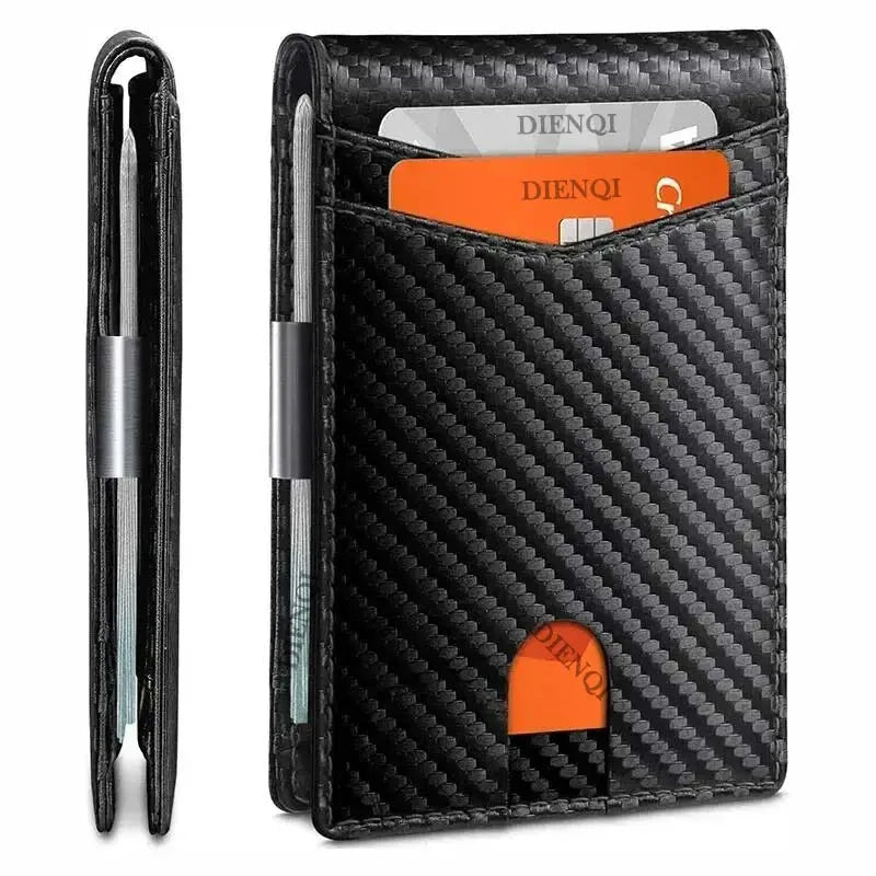 Credit Card Holder Wallets Men Money Bag Purse Slim Thin Wallet for Men Small Short Purse Male Black Vallet Billfold