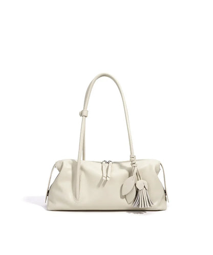 2026New Women's Casual Top Grain Leather Shoulder Bag Large Capacity Soft Pillow Handbag Underarm Tote for Daily Commute