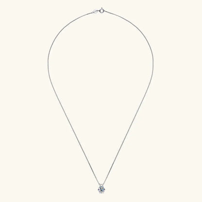 0.5ct-5ct Moissanite Pendant Necklace With Certificate For Women Original Real 925 Silver Chain Solitaire Drop Necklaces