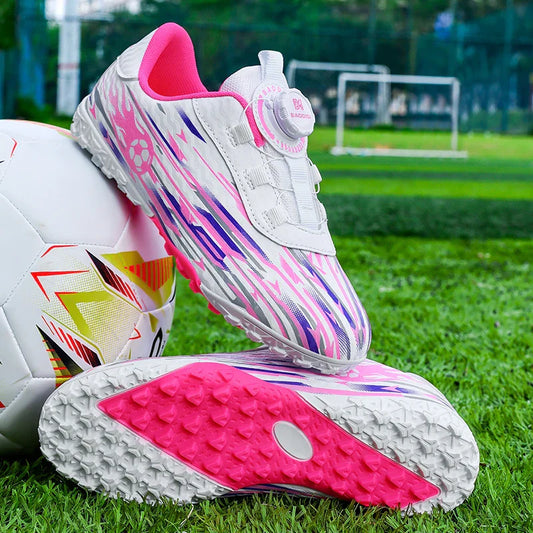 New Kids Football Field Boots Boys Girls Indoor Soccer Shoes Society Futsal Non Slip Professional Fast Men Soccer Cleats Sneaker