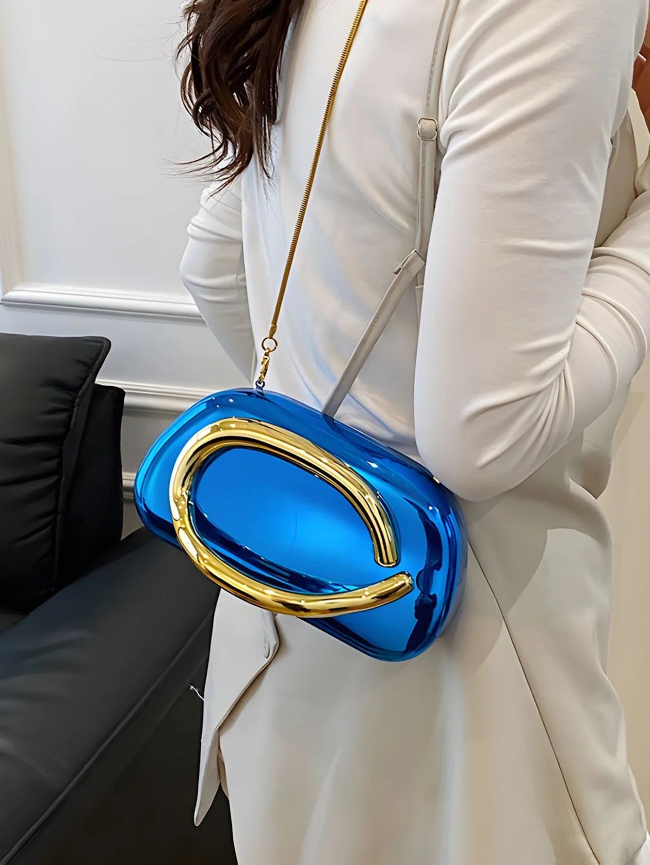 Fashion Elegant Acrylic Box Shaped Crossbody Bags Women Evening Bags party cute handbag Wedding Mini Wallet Banquet clutch bag
