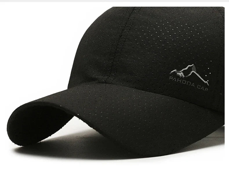 Unisex Simple Cross Water Drop Embroidery Baseball Caps Spring and Autumn Outdoor Adjustable Casual Hat Sunscreen Hat