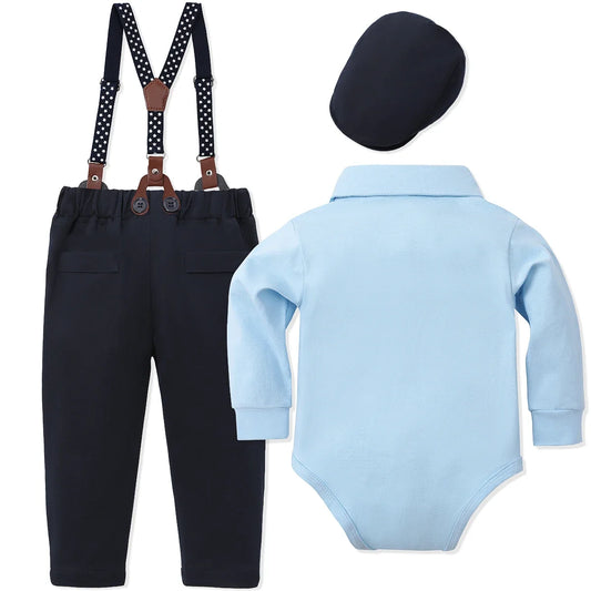 Baby Boy Clothes Christening Outfit Infant Baptism Easter Dedication White Suits Toddler Wedding Birthday Party Gift Set