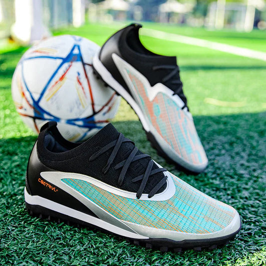 New Men Football Boots Sport Adult Long Spikes Soccer Shoes Training Outdoor Cleats Breathable Non Slip Boys Match Comfortable
