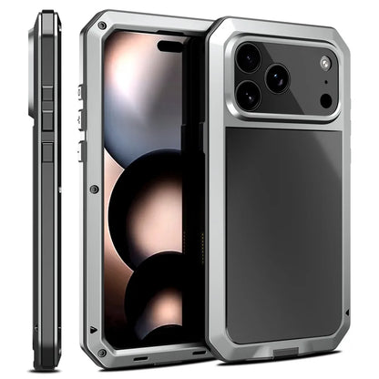 Aluminum Metal Case For iPhone 17 ProMax 16 15 14 13 12 Pro Max Plus with Magsafe Magnetic Charging Lens Glass Protector