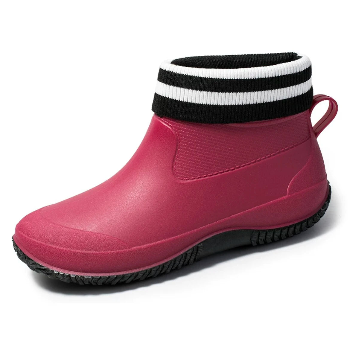 Men's Rain Boots Women's Ankle Water Shoes Non-slip Waterproof Safety Work Shoes Warm Cotton Platform outer wear Couple Lovers