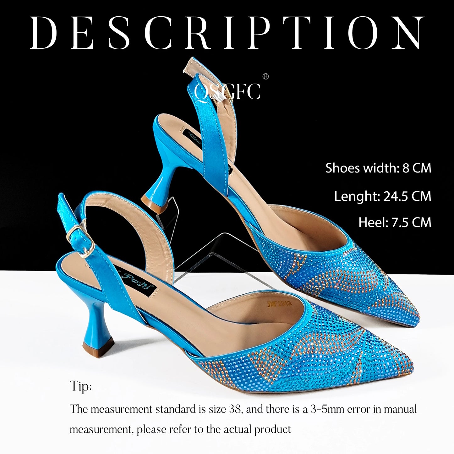 Glamorous Party Shoes & Bag Set: In Stock Elegant Heels with Matching Purse for Party Occasions