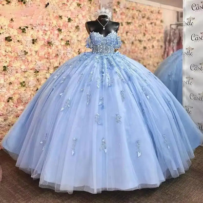 Shinny Party Dress 15 Quinceanera Dresses Ball Gown Luxury 15 Year Old Dress Formal Dress For 15 Years Party Customized