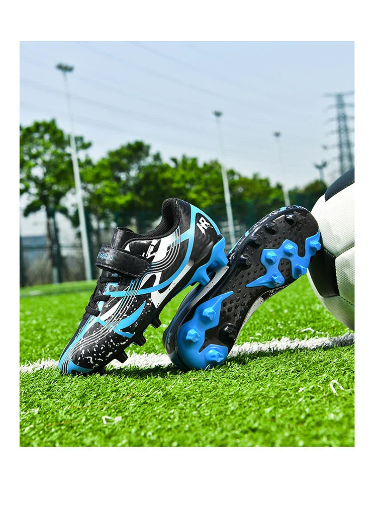 New Men Kids Professional Soccer Shoes Grass Boys Ultralight Football Boots Match Training Shoes Cleats Non-Slip Drop Shipping