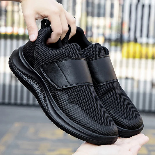 Men Orthopedics Wide Feet Swollen Walking Casual Shoes Thumb Eversion Adjusting Soft Comfortable Diabetic Man Shoes Big Size