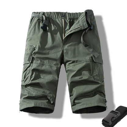 Tactical Cargo Shorts Men Casual Sports Shorts Man Hiking Fishing Joggers Long Shorts