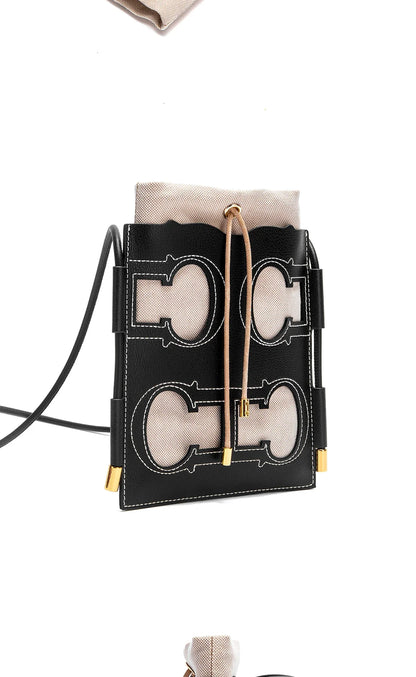 Woman Boston Bag Autumn New Simple Brown Shoulder Bag High Quality Texture Handbag yua  Women's Mobile Phone Bags