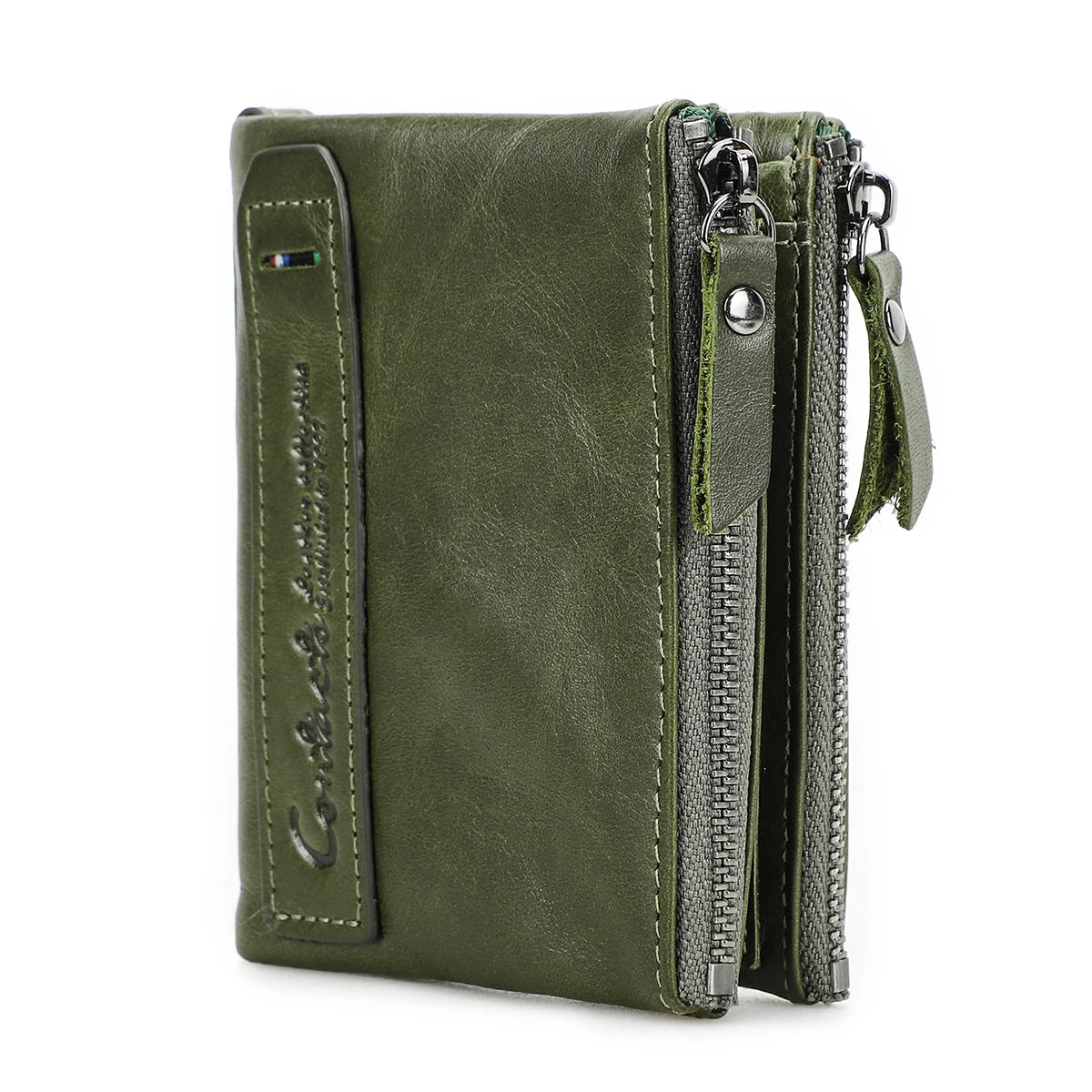 Fashion Genuine Leather Women Wallet Bifold Card Holder Coin Purse Small Women's Purse Money Clip Men Pocket Wallets