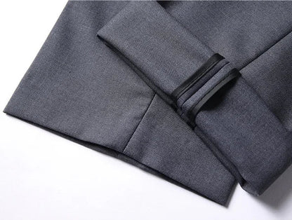 Men's Solid Color Business Suit 2025 High Quality Fashion Banquet Wedding Trend Groom Best Man Single 3/2/1